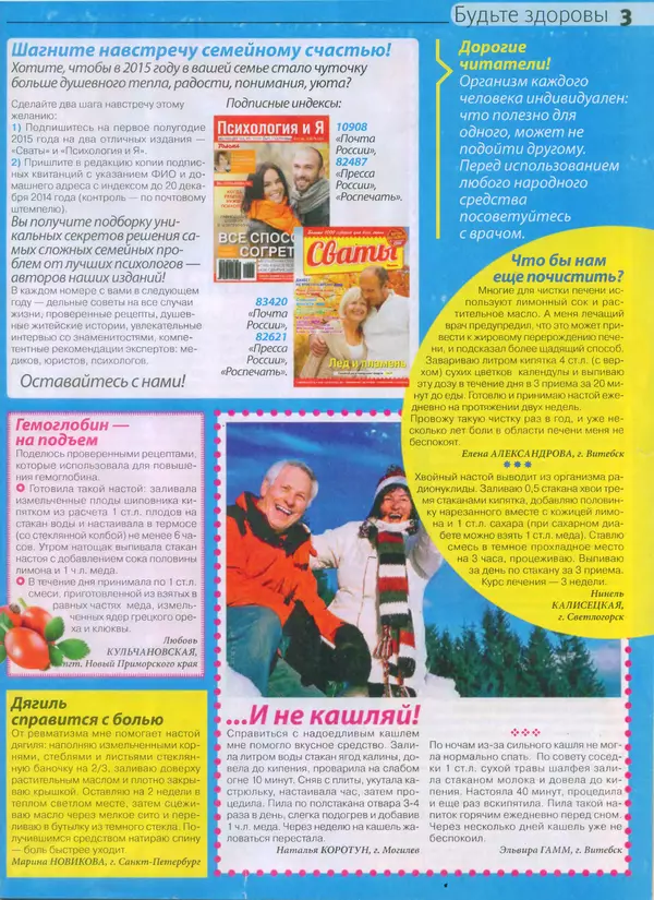 КулЛиб.   журнал Сваты - Сваты 2014 №23(41). Страница № 3