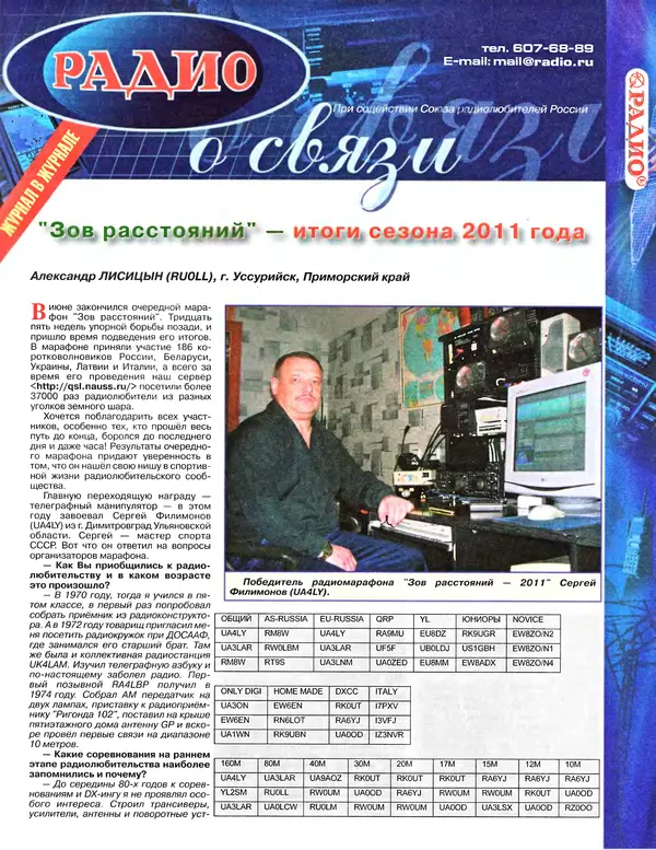КулЛиб.   Журнал «Радио» - Радио 2011 09. Страница № 57