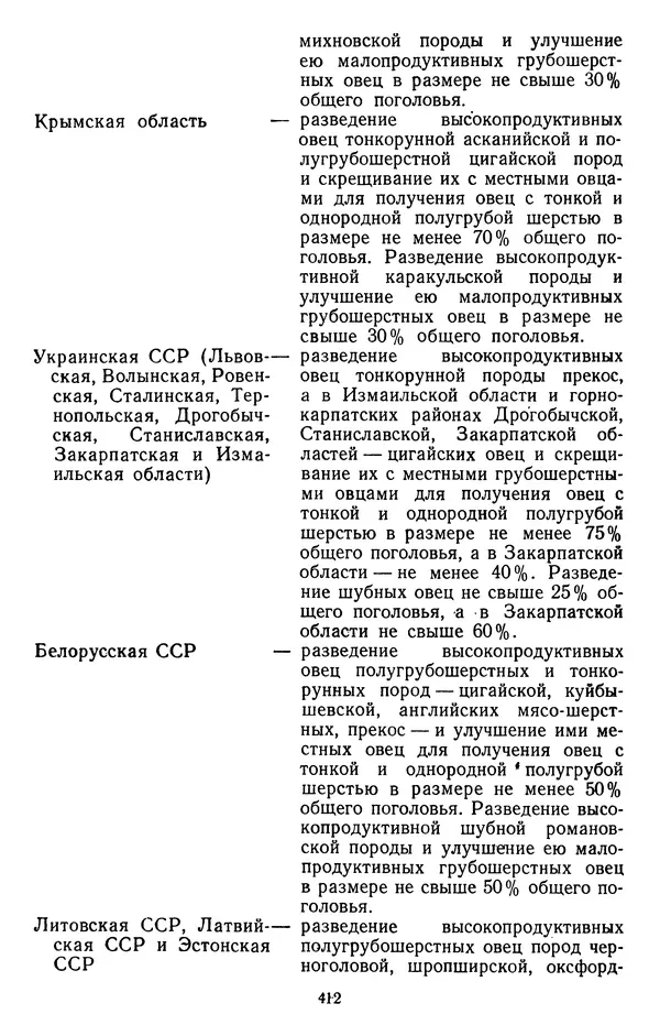 Сборник документов - Директивы КПСС и советского правительства по хозяйственным вопросам. Том 3. 1946-1952 годы - Страница № 412