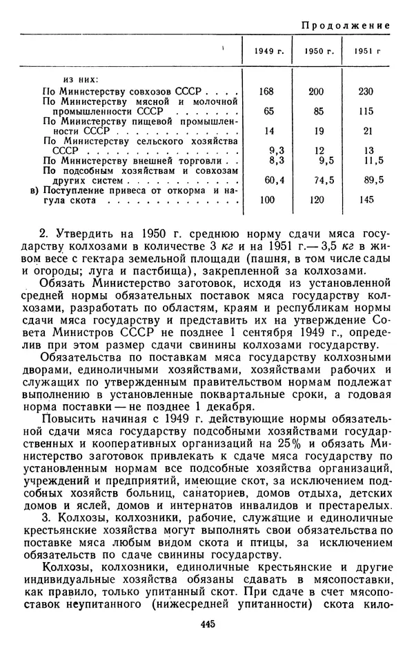 Сборник документов - Директивы КПСС и советского правительства по хозяйственным вопросам. Том 3. 1946-1952 годы - Страница № 445