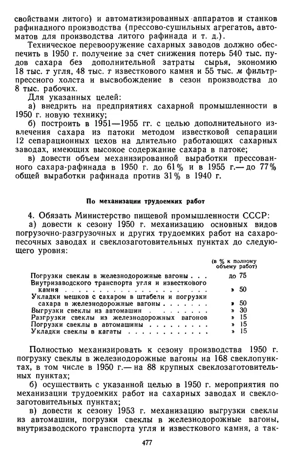 Сборник документов - Директивы КПСС и советского правительства по хозяйственным вопросам. Том 3. 1946-1952 годы - Страница № 477