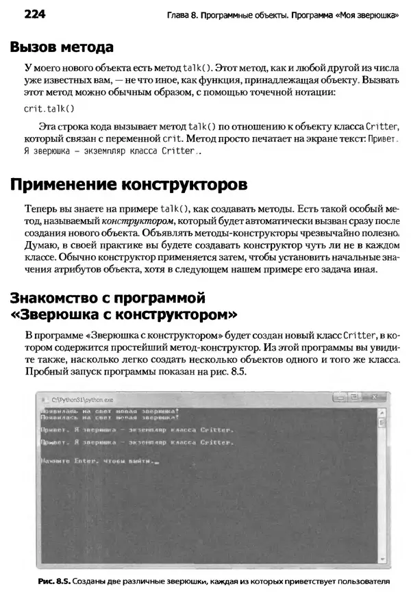 Майкл Доусон - Программируем на Python - Страница № 224