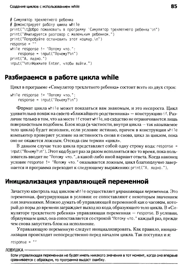 Майкл Доусон - Программируем на Python - Страница № 85