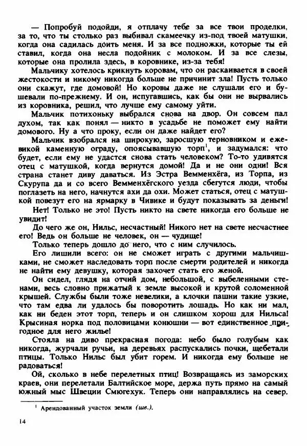 Сельма Лагерлеф - Удивительное путешествие Нильса Хольгерсона с дикими гусями по Швеции - Страница № 15