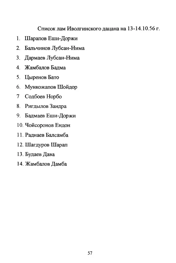 Галина Чимитдоржин - Иволгинский дацан «Гандан Даши Чойнхорлин» 1946-2001. История, события и люди - Страница № 58 Галина Чимитдоржин - Иволгинский дацан «Гандан Даши Чойнхорлин» 1946-2001. История, события и люди - Страница № 58