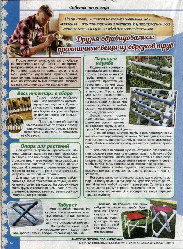  журнал «Копилка полезных советов» - Копилка полезных советов 2025 №1(1) - Страница № 16