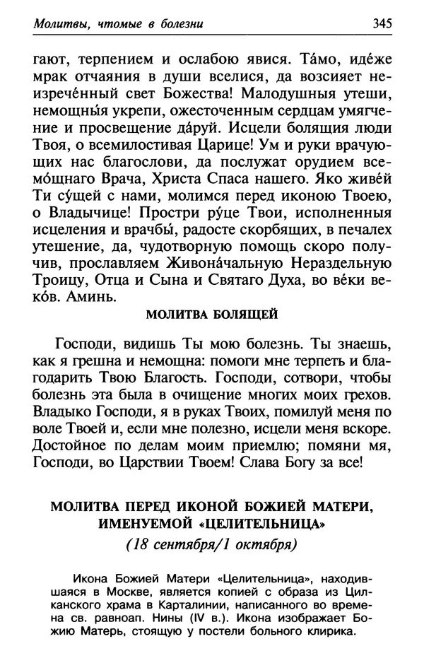  Сборник - Лекарство от скорби. Книга житий святых, молитв и утешений в скорбях, страданиях и болезнях - Страница № 346