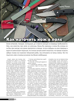 Как наточить нож в поле (fb2)