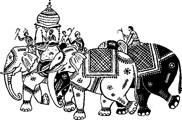 Махабхарата, или Сказание о великой битве потомков Бхараты. . Иллюстрация 17