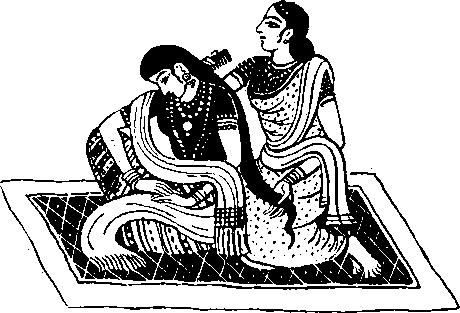 Махабхарата, или Сказание о великой битве потомков Бхараты. . Иллюстрация 76