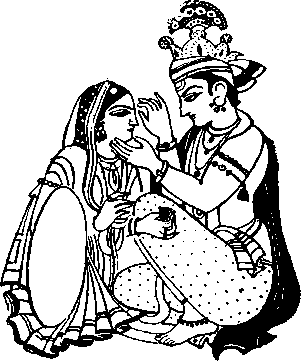 Махабхарата, или Сказание о великой битве потомков Бхараты. . Иллюстрация 91