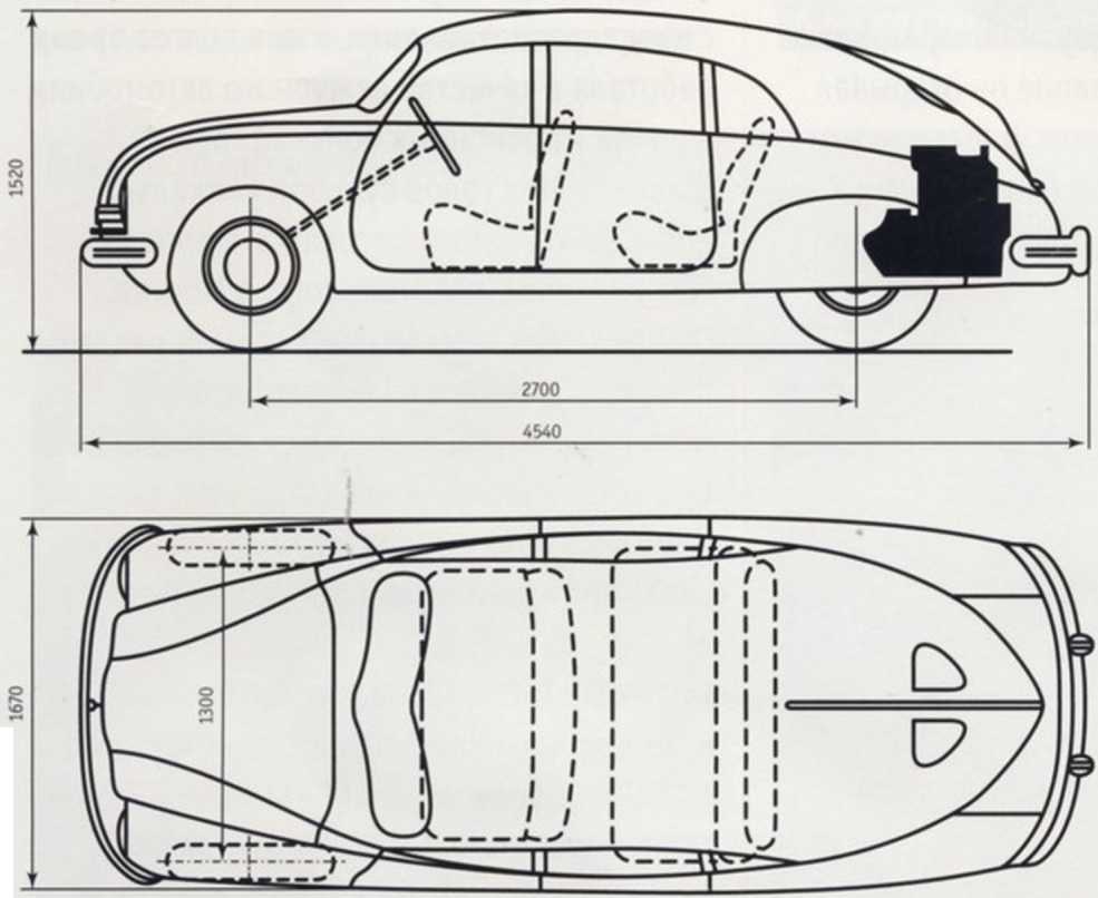 Tatra 600 Tatraplan. Журнал «Автолегенды СССР». Иллюстрация 30