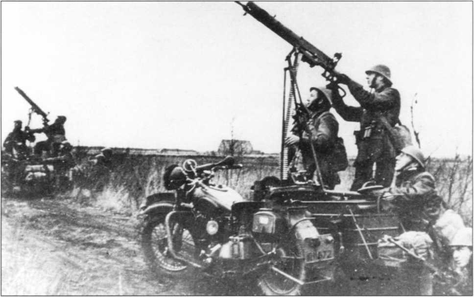 Мотоциклы Вермахта. Военное фото. Иллюстрация 106