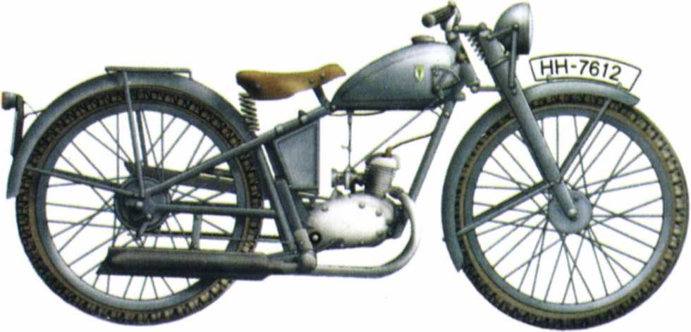 Мотоциклы Вермахта. Военное фото. Иллюстрация 8