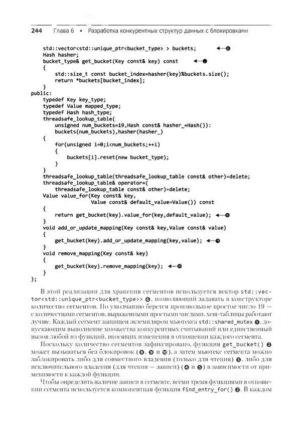 КулЛиб. Энтони  Уильямс - C++. Практика многопоточного программирования. Страница № 244