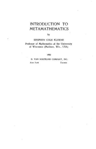 Введение в метаматематику (pdf)
