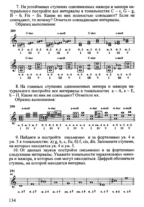 КулЛиб. Н. Ю. Афонина - Упражнения по теории музыки. Страница № 134