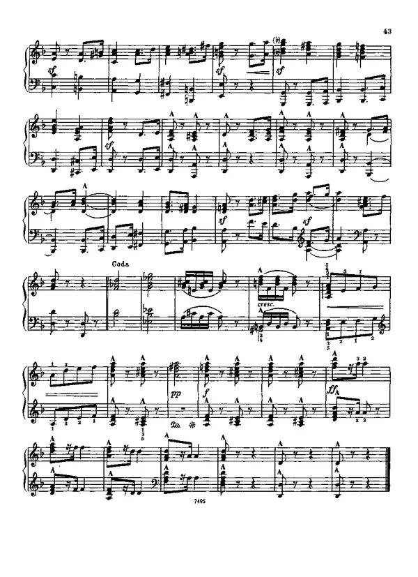 КулЛиб. Роберт  Шуман - Альбом для юношества. (для фортепиано). Страница № 44