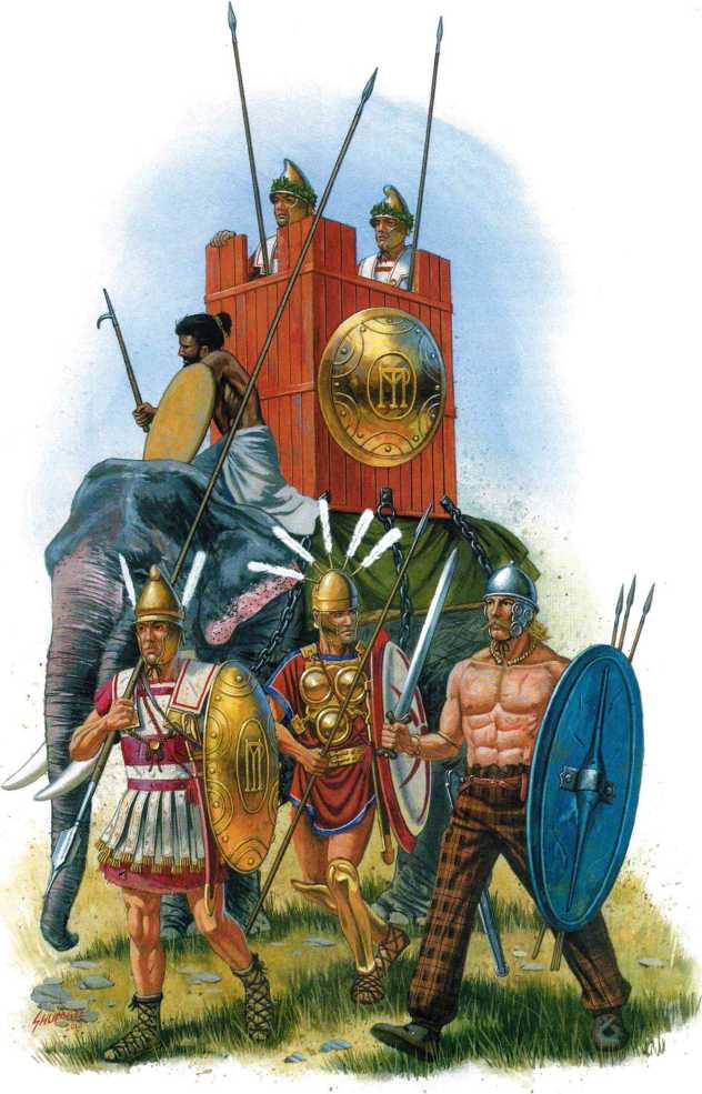 Боевые слоны эллинистического мира (первая треть IV - II вв. до н.э.). Аркадий Абакумов. Иллюстрация 19