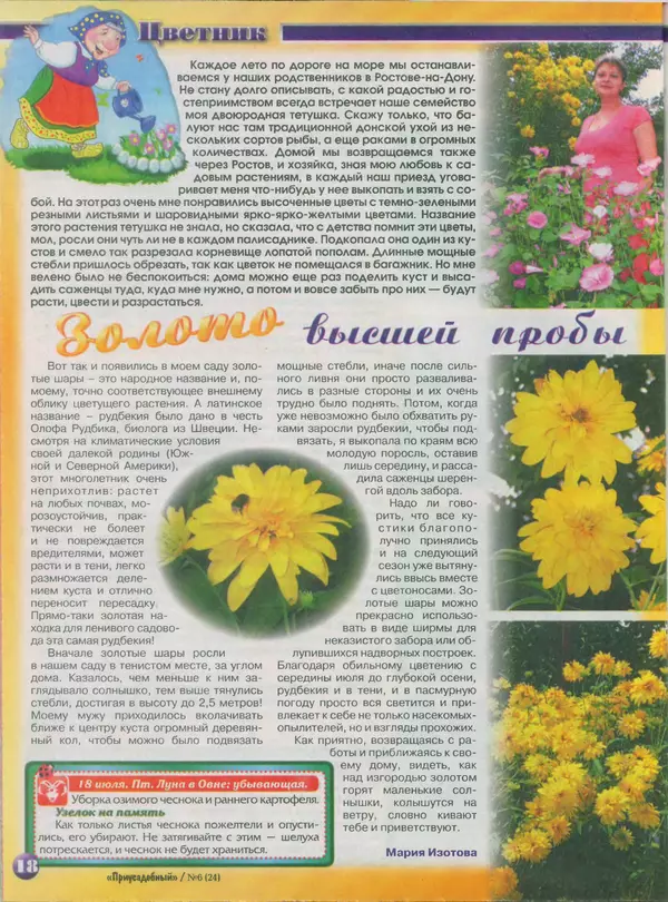 КулЛиб.   журнал Приусадебный - Приусадебный 2014 №6(24). Страница № 18