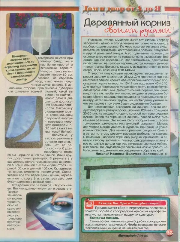 КулЛиб.   журнал Приусадебный - Приусадебный 2014 №6(24). Страница № 25