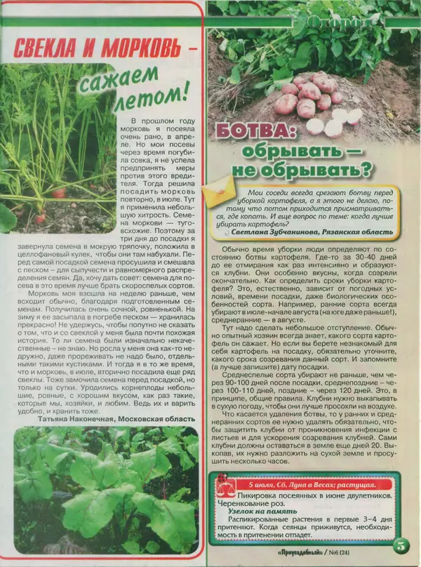 КулЛиб.   журнал Приусадебный - Приусадебный 2014 №6(24). Страница № 5