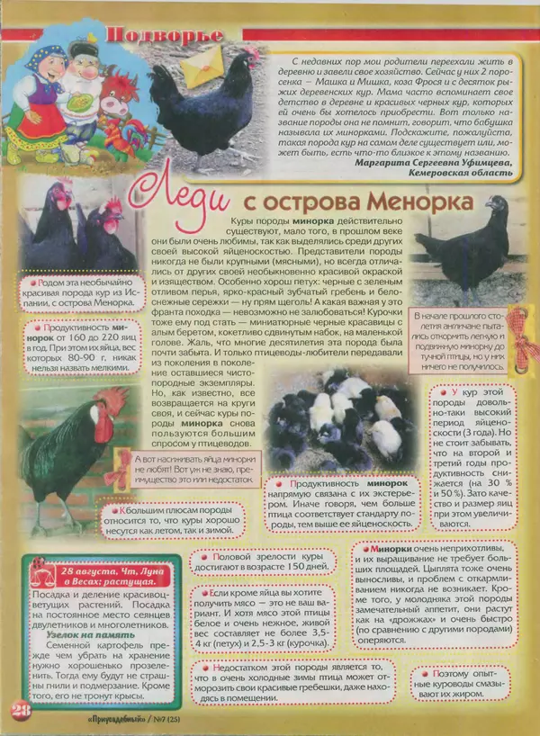 КулЛиб.   журнал Приусадебный - Приусадебный 2014 №7(25). Страница № 28