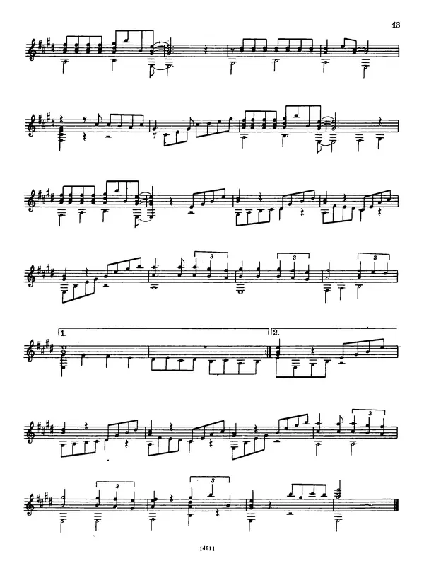 КулЛиб. Эндрю Ллойд Уэббер - Популярные мелодии для шестиструнной гитары. Страница № 13