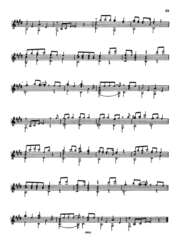 КулЛиб. Эндрю Ллойд Уэббер - Популярные мелодии для шестиструнной гитары. Страница № 23